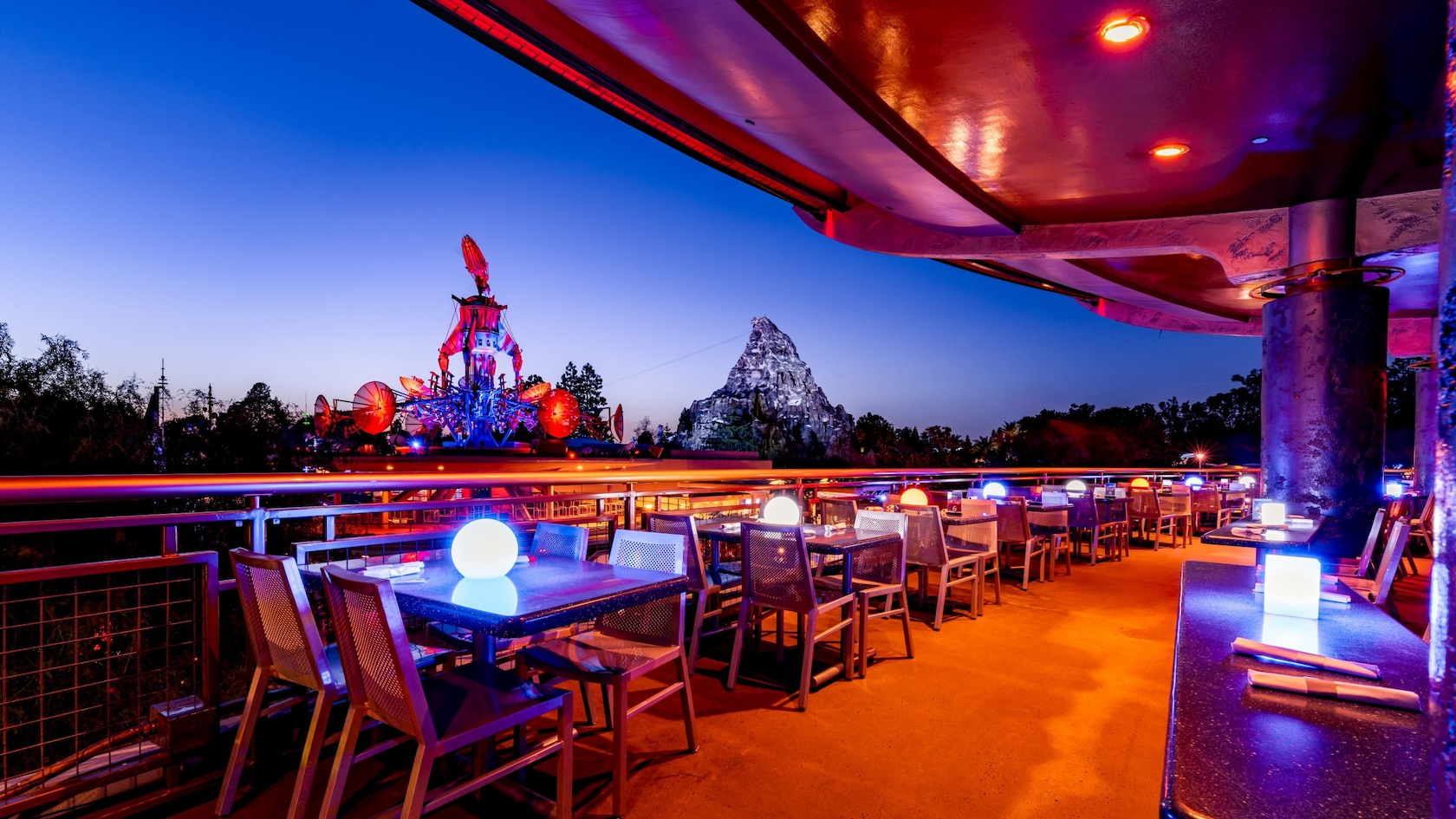 Tomorrowland Skyline Terrace’s Evening Dining Package Won’t Return Until Late January 2027