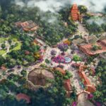 Concept art of Tropical Americas at Disney's Animal Kingdom