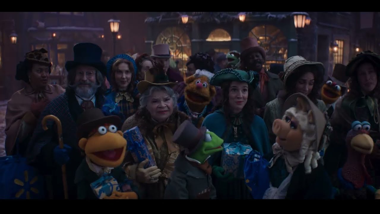 Walmart Recreates The Muppet Christmas Carol With Walton Goggins And Stephanie Beatriz