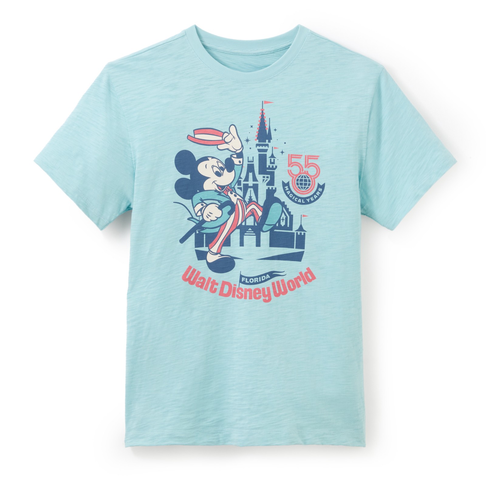 Mickey Mouse Walt Disney World 55th Anniversary Checklist T-Shirt for adults